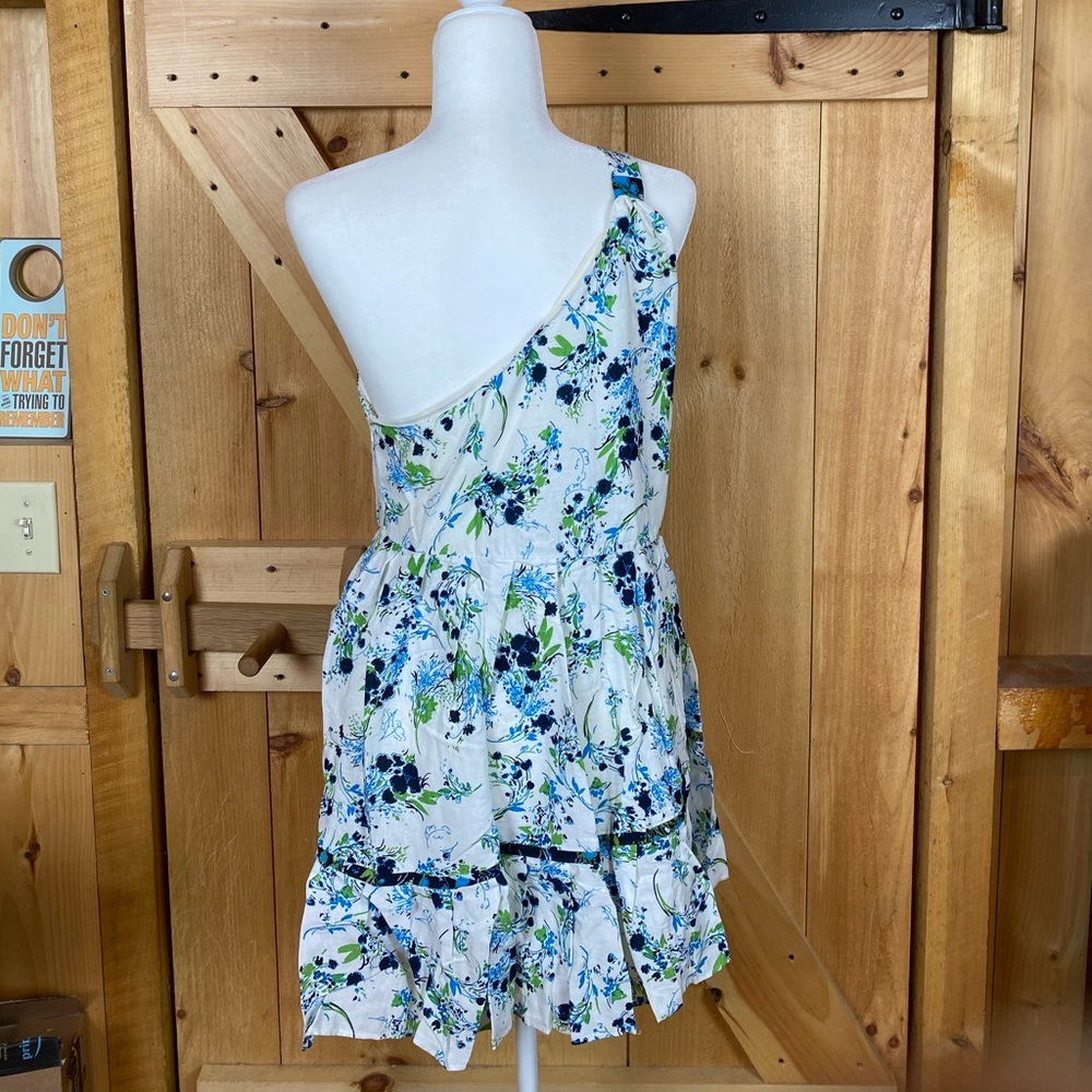 Free People NWT All Mine Minidress White Blue - Picture 4 of 4